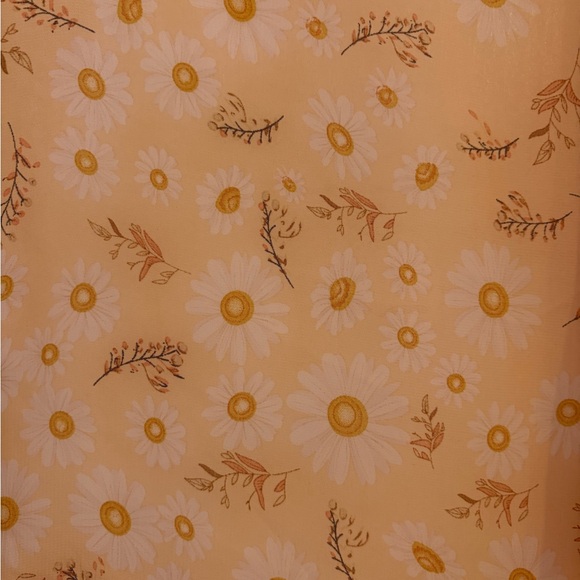 Ardene Orange Cream Floral Swimwear/Beach/Bikini Cover-up Size OS - Picture 6 of 6